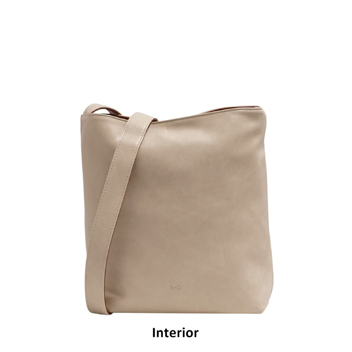 S-Q Vegan Reversible Hobo Bag - Freda