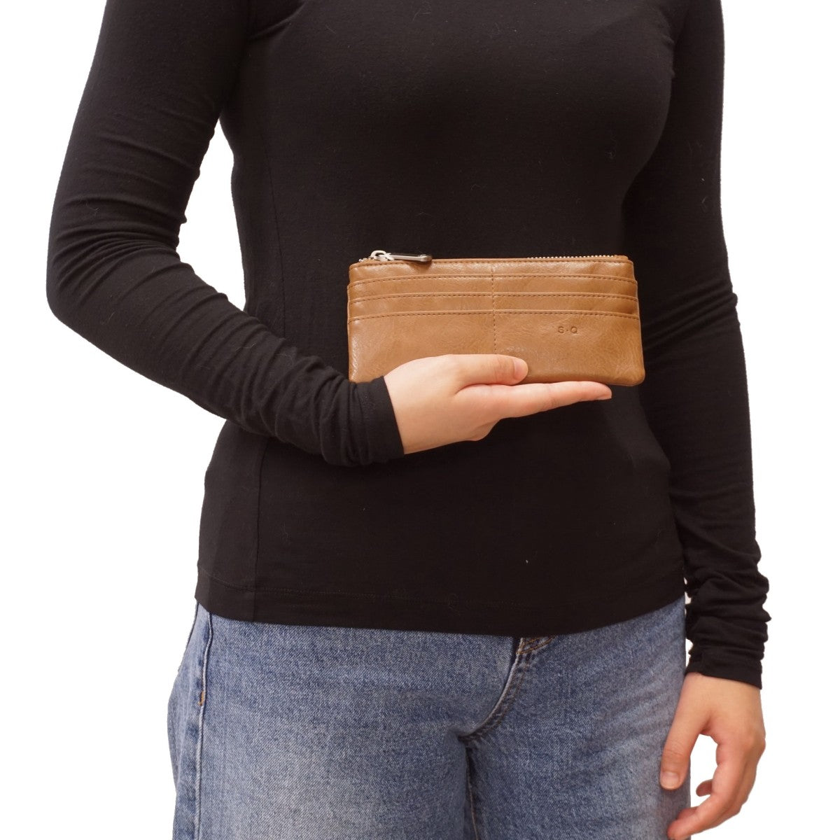 S-Q Vegan Briella Slim Wallet